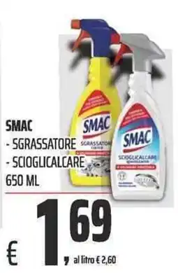 Coop Smac sgrassatore scioglicalcare offerta