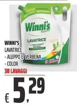 Coop Winni's lavatrice offerta
