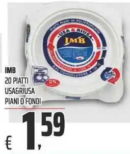 Coop Imb piatti piani o fondi offerta