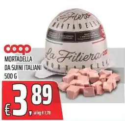 Coop Mortadella da suini italiani offerta