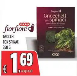 Coop Gnocchetti con spinaci offerta