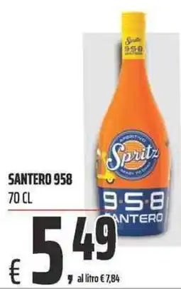 Coop Spritz Santero 958 offerta