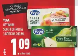 Coop Yoga Optimum succhi di frutta offerta