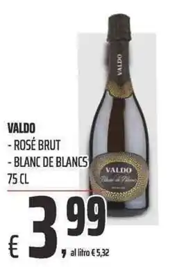 Coop Valdo Rosé Brut Blanc de Blancs offerta