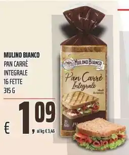 Coop Mulino Bianco Pan Carrè Integrale offerta