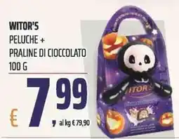 Coop Witor's peluche + praline di cioccolato offerta