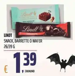 Coop Lindt snack, barrette o wafer offerta
