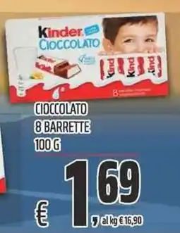 Coop Kinder Cioccolato offerta