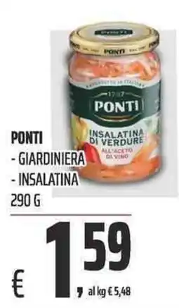 Coop Ponti insalatina di verdure offerta