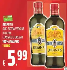 Coop Olio extra vergine di oliva Desantis offerta