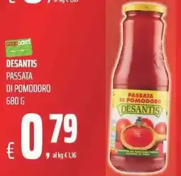 Coop Passata di pomodoro Desantis offerta