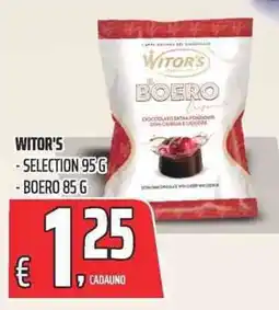 Coop Witor's selection boero offerta