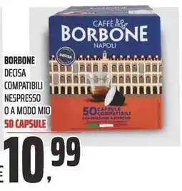 Coop Caffè Borbone Decisa offerta