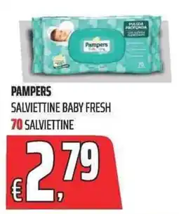Coop Pampers salviettine baby fresh offerta
