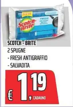 Coop Scotch-Brite spugne offerta