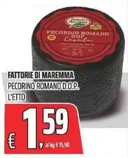Coop Pecorino Romano D.O.P. Fattorie di Maremma offerta