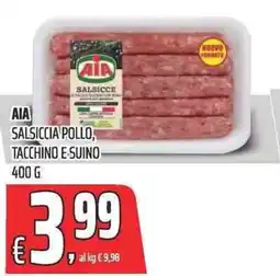 Coop AIA Salsiccia pollo, tacchino e suino offerta