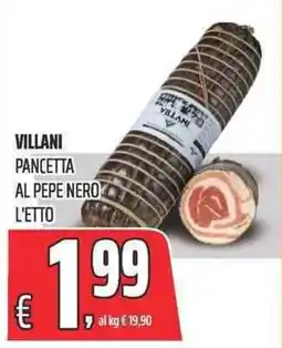 Coop Pancetta al pepe nero Villani offerta
