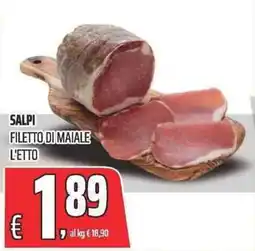 Coop Salpi filetto di maiale offerta