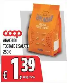 Coop Arachidi tostate e salate offerta