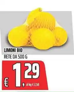 Coop Limoni bio offerta