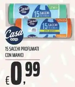 Coop Casa coop 15 sacchi profumati con manici offerta