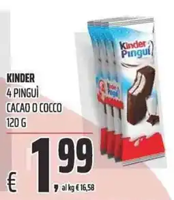 Coop Kinder Pinguì offerta