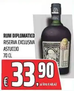 Coop Rum Diplomatico Riserva Esclusiva Astuccio offerta