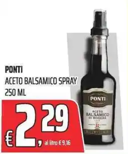 Coop Aceto balsamico spray Ponti offerta
