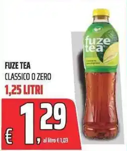 Coop Fuze Tea classico o zero offerta