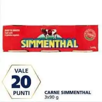 Il Gigante Simmenthal Carne 3x90g offerta
