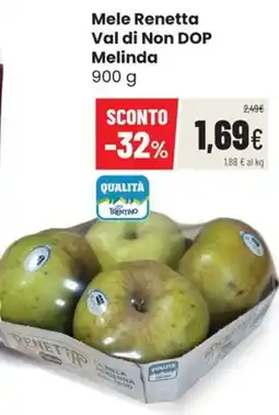 Coop Trentino Mele Renetta Val di Non DOP Melinda offerta