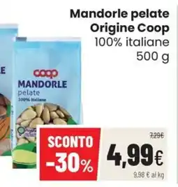 Coop Trentino Mandorle pelate Origine Coop offerta