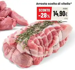 Coop Trentino Arrosto scelto di vitello offerta