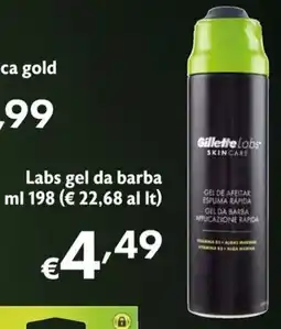 Maxi Supermercati Gillette Labs gel da barba offerta