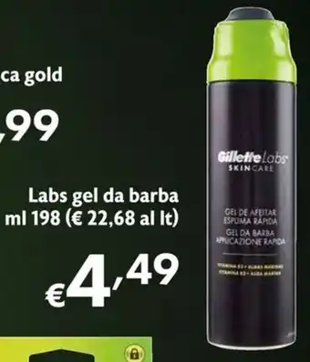 Gillette Labs gel da barba