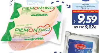Valgrana Formaggio Piemontino