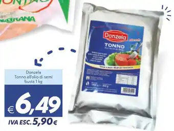 Donzela Tonno all'olio di semi busta