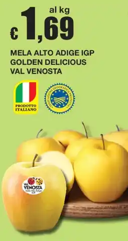 Sì con te Mela Alto Adige IGP Golden Delicious Val Venosta offerta