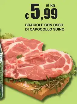 Sì con te Braciole con osso di capocollo suino offerta