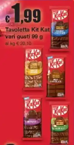 Sì con te Tavoletta Kit Kat vari gusti offerta