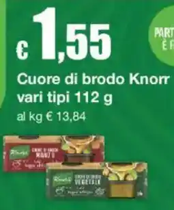 Sì con te Cuore di brodo Knorr offerta