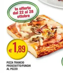 Palmarket Pizza trancio prosciutto/funghi offerta