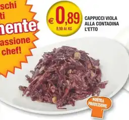 Palmarket Cappucci viola alla contadina offerta