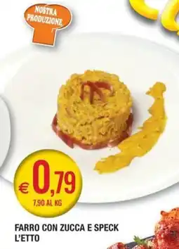 Palmarket Farro con zucca e speck offerta