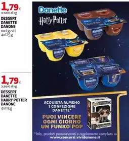 Extracoop Dessert Danette Danone offerta