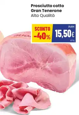 Coop famiglia cooperativa Prosciutto cotto Gran Tenerone offerta