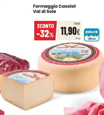 Formaggio Casolet Val di Sole