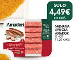 Maxi Coal Salsiccia avicola Amadori offerta