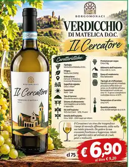 Maxi Coal Verdicchio di Matelica D.O.C. Il Cercatore offerta